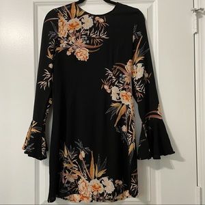 Semi formal black mini dress